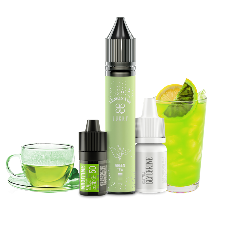 Набор для самозамеса Lucky Green tea Lemonade (Зелёный чай Лимонад, 50 мг, 30 мл)