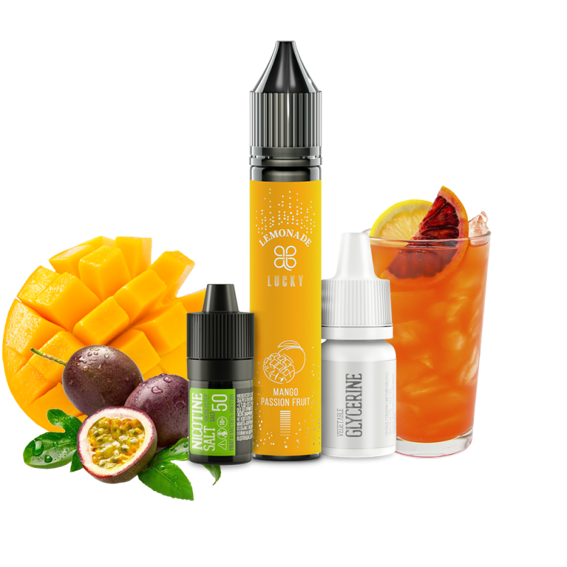 Набор для самозамеса Lucky Mango Passionfruit Lemonade (Манго Маракуйя Лимонад, 50 мг, 30 мл)