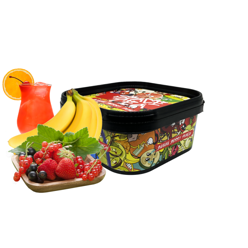 Кальянная чайная смесь Space Tea Home Banana Berry Punch (Банана Берри Пунш, 250 г)