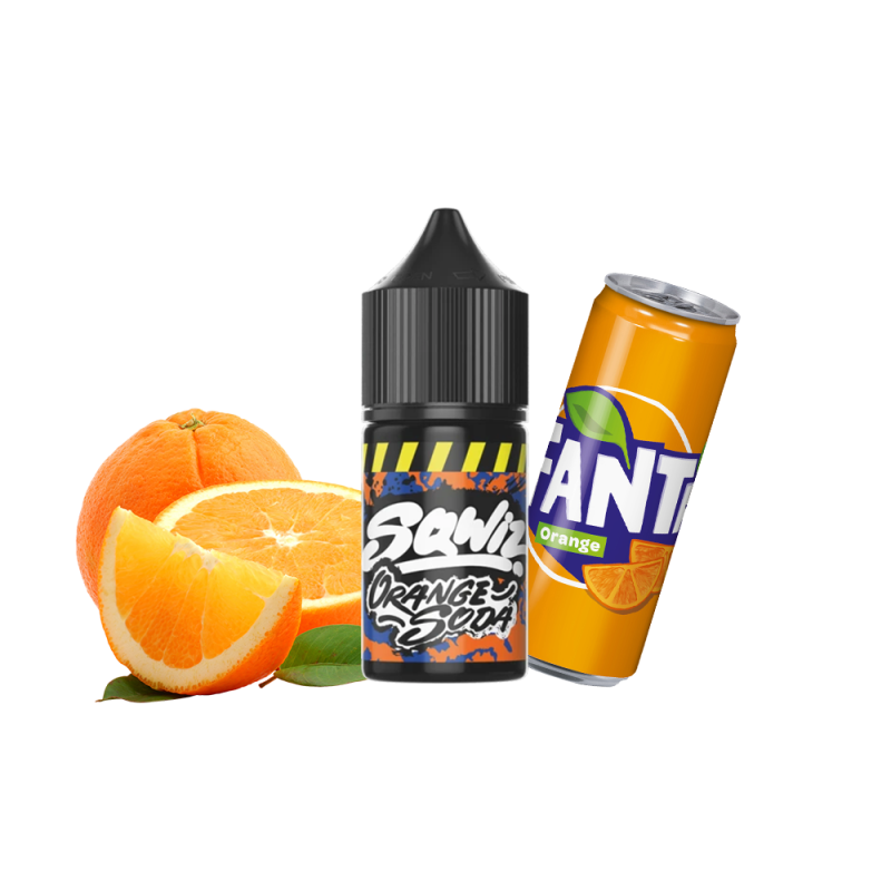 Жидкость Sqwiz Orange Soda (Апельсиновая газировка, 50 мг, 30 мл)