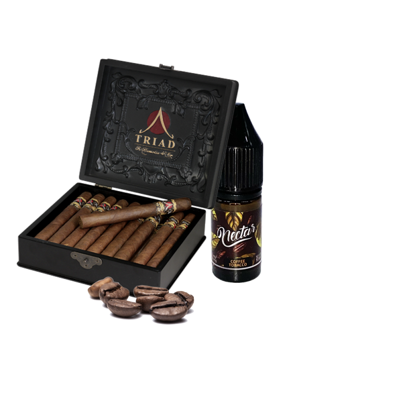 Жидкость Nectar Coffee Tobacco (Кофе Табак, 50 мг, 10 мл)