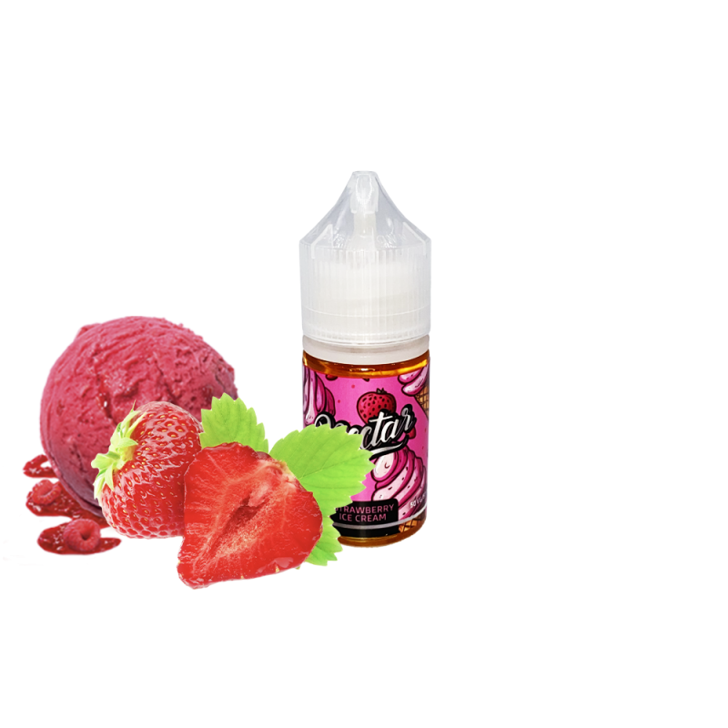 Жидкость Nectar Strawberry Ice Cream (Клубничное Мороженое, 50 мг, 30 мл)