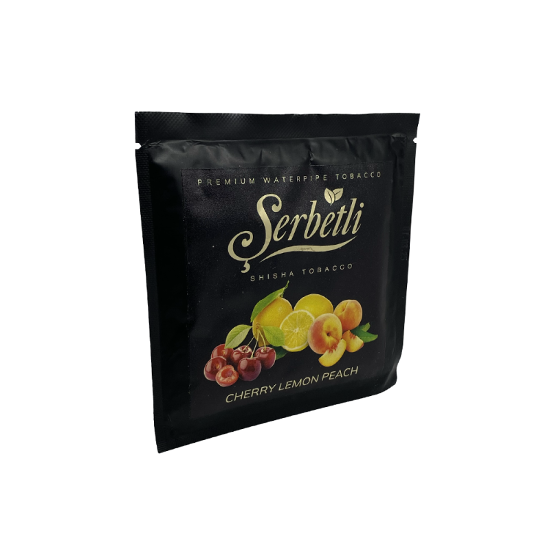 Табак Serbetli Cherry Lemon Peach (Вишня Лимон Персик, 100 г)