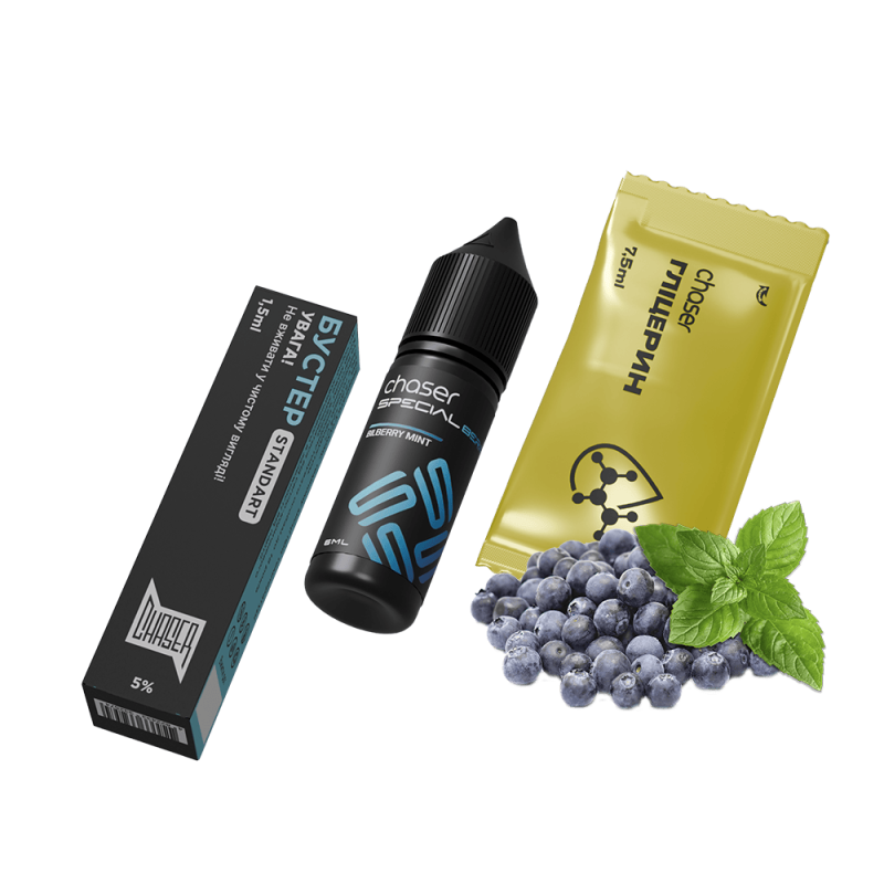 Набор для самозамеса Chaser Special Berry Bilberry Mint (Черника Мята, 50 мг, 15 мл)