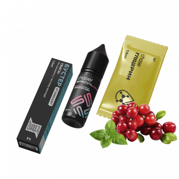 Набор для самозамеса Chaser Special Berry Cranberry Mint (Клюква Мята, 50 мг, 15 мл)
