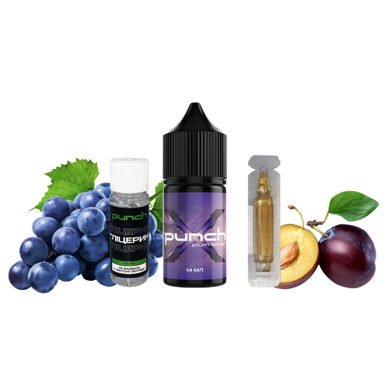 Набор для самозамеса Punch X Plum Bitter (Плам Биттер, 50 мг, 30 мл)
