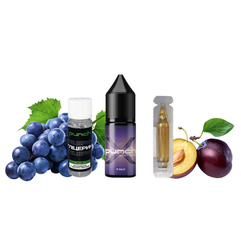 Набор для самозамеса Punch X Plum Bitter (Плам Биттер, 50 мг, 15 мл)
