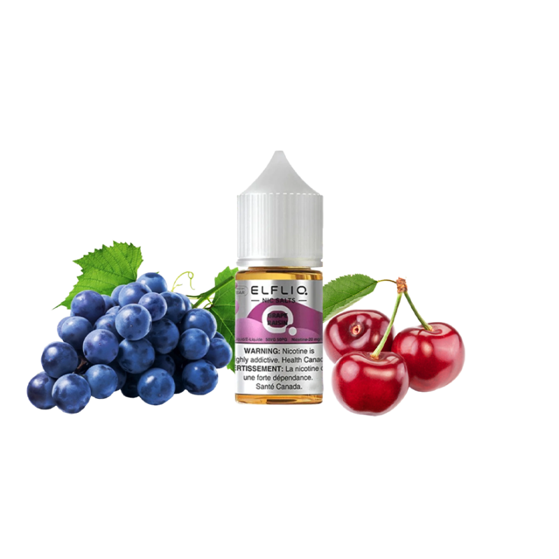 Жидкость Elfliq Grape Cherry (Виноград Вишня, 50 мг, 30 мл)