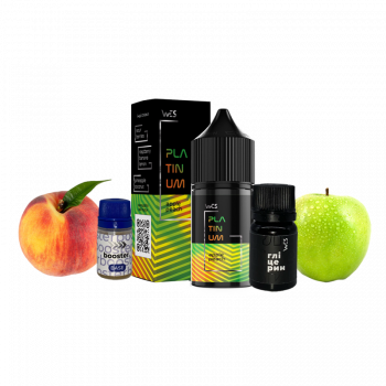 Набор для самозамеса WES Platinum Apple Peach (Яблоко Персик, 50 мг, 30 мл)