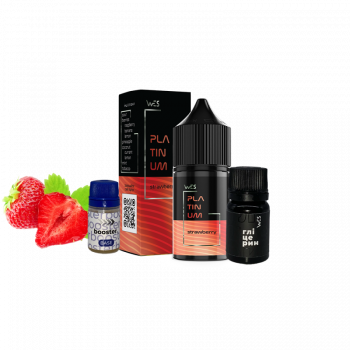 Набор для самозамеса WES Platinum Strawberry (Клубника, 50 мг, 30 мл)