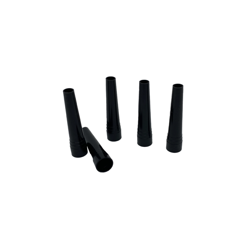 Одноразовые мундштуки для кальяна XXL (Чёрные, конус, 100 шт/уп)