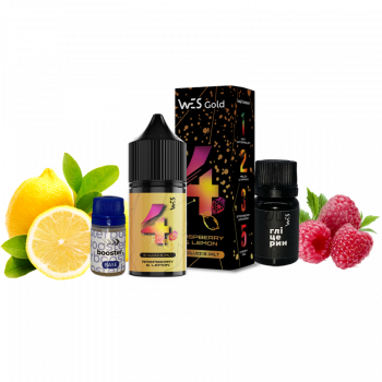 Набор для самозамеса WES Gold Raspbery&Lemon (Малина Лимон, 50 мг, 30 мл)