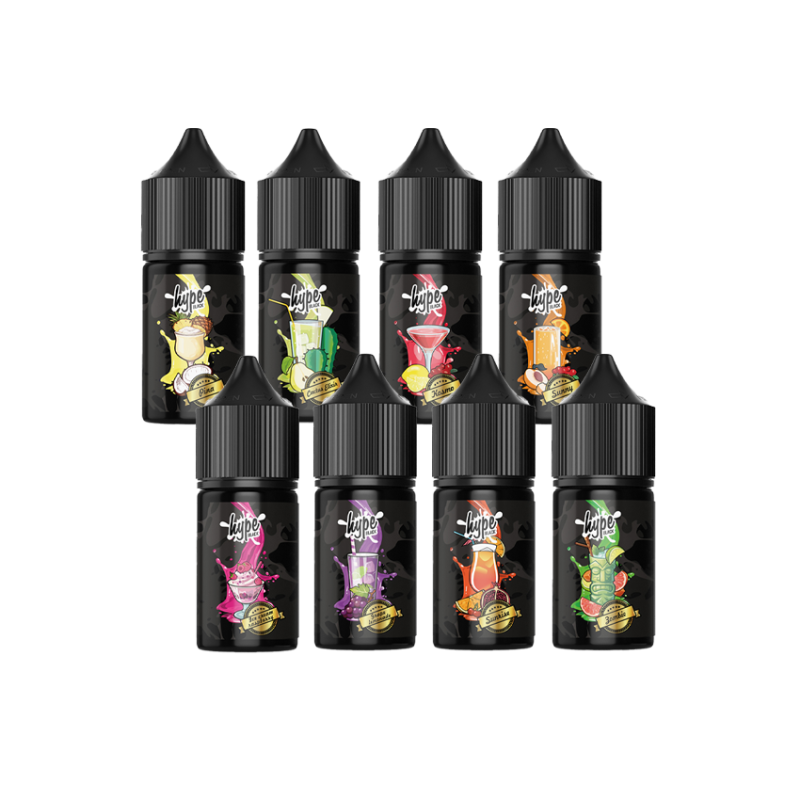 Набор из 8 вкусов Hype Black по 30 мл