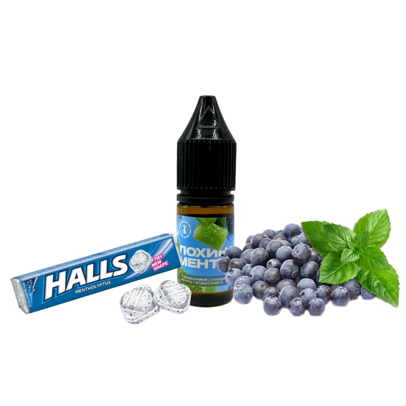 Жидкость 420 Liquid Голубика Ментол (50 мг, 10 мл)