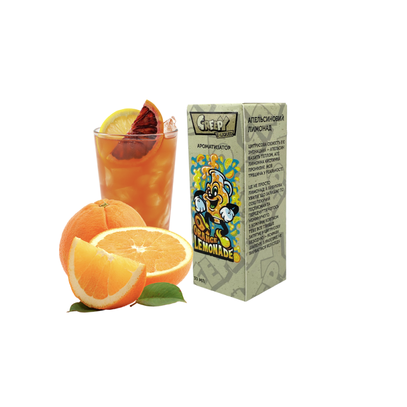 Жидкость Creepy Orange Lemonade (Апельсиновый Лимонад, 50 мг, 30 мл)