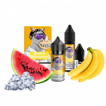 Набор для самозамеса Flavorlab FL350 Ice Banana Watermelon (Банан Арбуз Лёд, 50 мг, 30 мл)