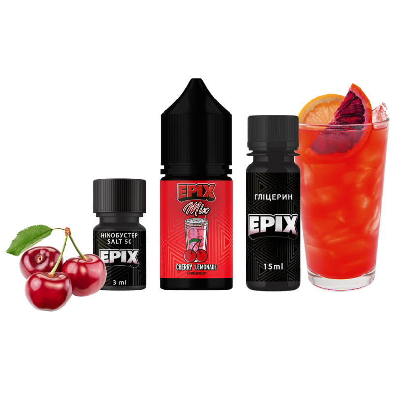 Набор для самозамеса Epix Cherry Lemonade (Вишня Лимонад, 50 мг 30 мл)