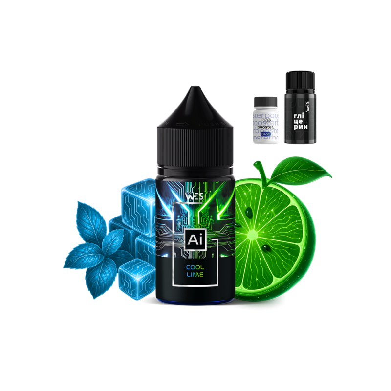 Набор для самозамеса WES Ai Cool Lime (Лайм Лёд, 50 мг, 30 мл)