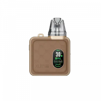 OXVA Xlim SQ Pro Kit 1200 Brown Leather (Коричневая кожа, с картриджем) Многоразовый POD