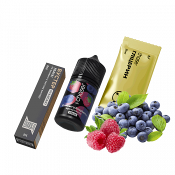 Набор для самозамеса Chaser Lux Blueberry Raspberry (Черника Малина, 50 мг, 30 мл)