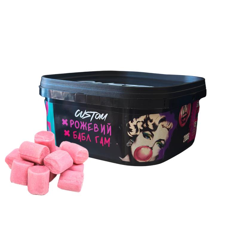 Табак Custom Розовый Бабл Гамм (200 г)