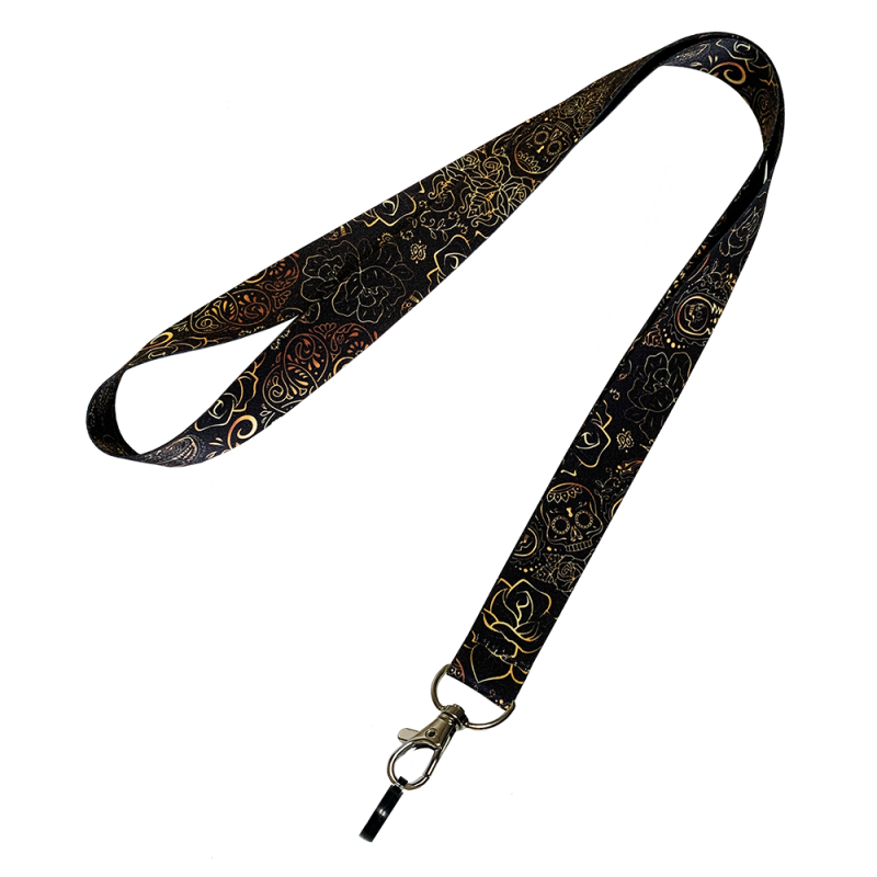 Лента для POD с силиконовым кольцом Personalka Gold Ornament (Чёрно-золотой)