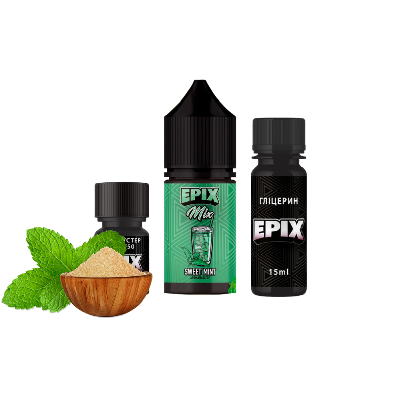 Набор для самозамеса Epix Sweet Mint (Сладкая Мята, 50 мг 30 мл)