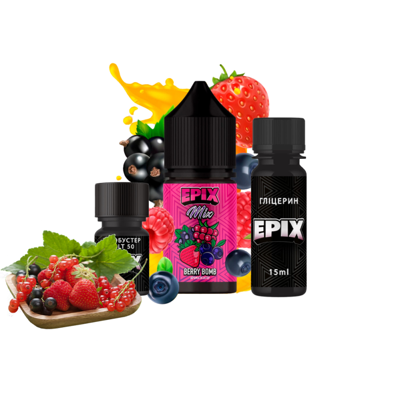 Набор для самозамеса Epix Berry Bomb (Берри Бомб, 50 мг 30 мл)