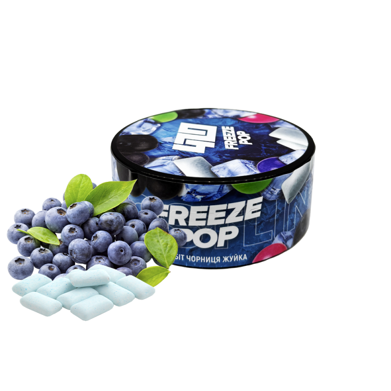 Табак 420 Frost Line Freeze pop (Орбит Черника Жвачка, 100 г)