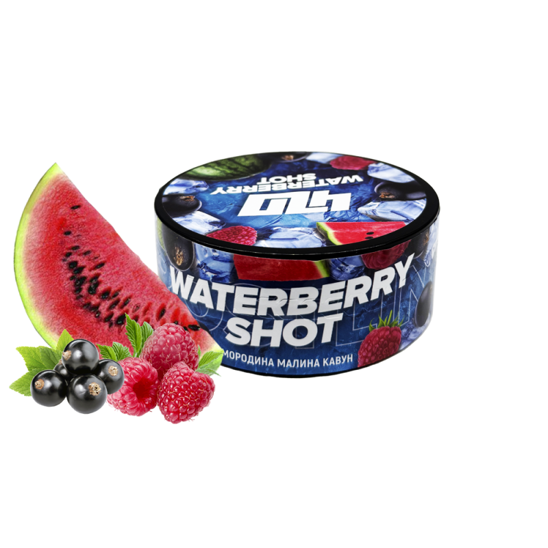 Табак 420 Frost Line Waterberry shot (Смородина Малина Арбуз, 100 г)