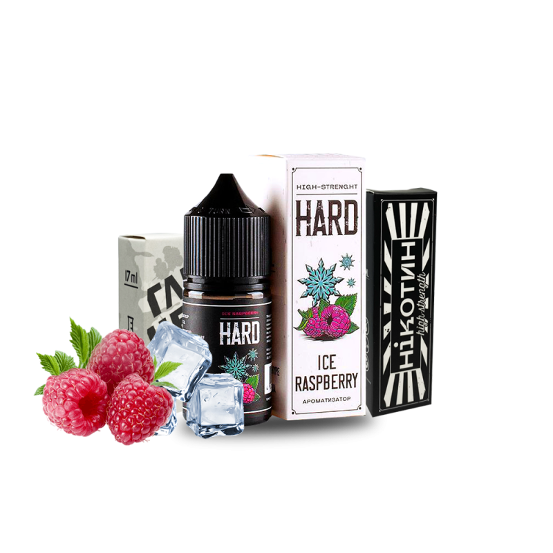 Набор для самозамеса Hype Hard Ice Raspberry (Малина Лёд, 70 мг, 30 мл)