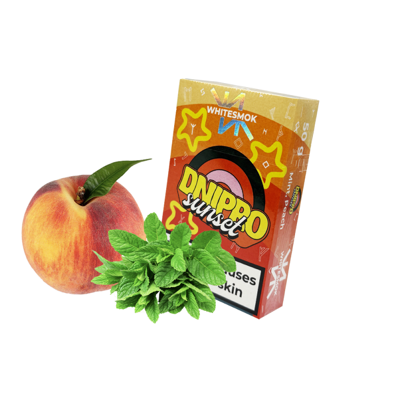 Табак WhiteSmok Dnipro Sunset (Персик Мята, 50 г)