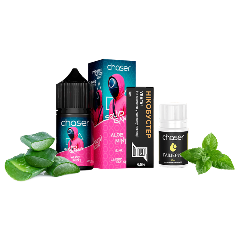 Набор для самозамеса Chaser Trends Aloe Mint (Алое Мята, 65 мг, 30 мл)