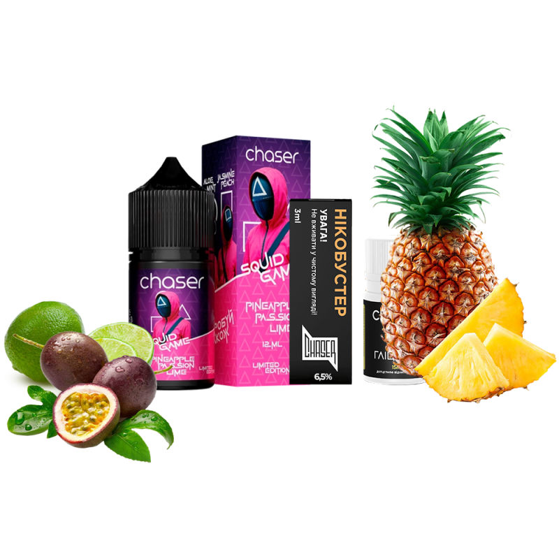 Набор для самозамеса Chaser Trends Pineapple Passion Lime (Ананас Маракуйя Лайм, 65 мг, 30 мл)