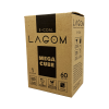 Ореховый уголь для кальяна Lagom (1 кг, 60 шт, р25x30)