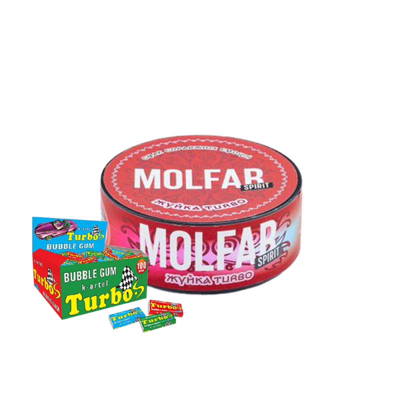 Табак Molfar Spirit Line Жвачка Turbo (Жвачка Турбо, 100 г)