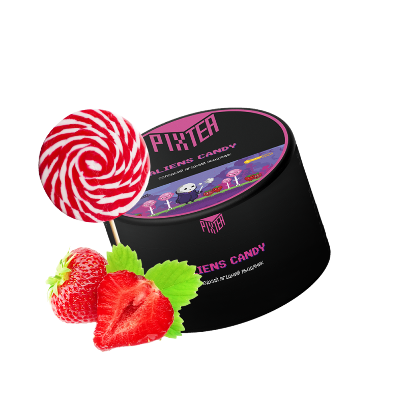 Кальянная чайная смесь Pixtea Aliens Candy (Элиенс Кенди, 250 г)