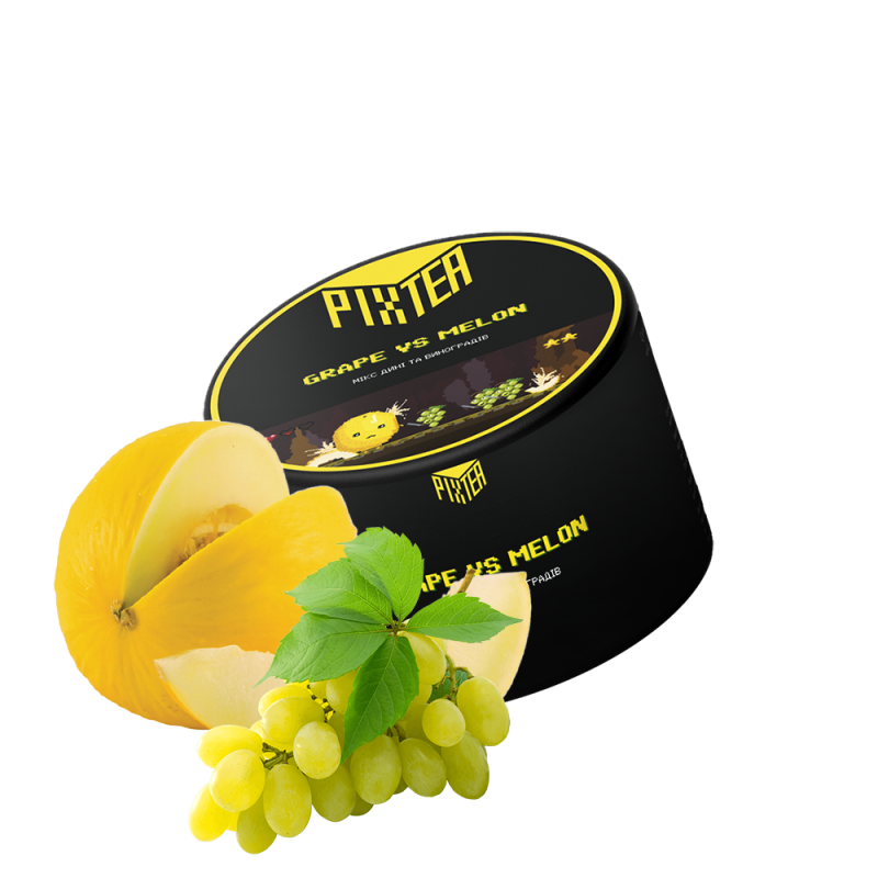 Кальянная чайная смесь Pixtea Grape Vs Melon (Грейп вс Мелон, 250 г)
