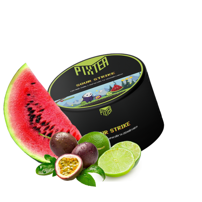 Кальянная чайная смесь Pixtea Sour Strike (Саур Страйк, 250 г)