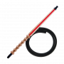 Мундштук для кальяна из дерева Karma Hookah Line Red + шланг Soft Touch (Красный)