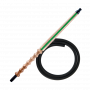 Мундштук для кальяна из дерева Karma Hookah Line Green + шланг Soft Touch (Зелёный)