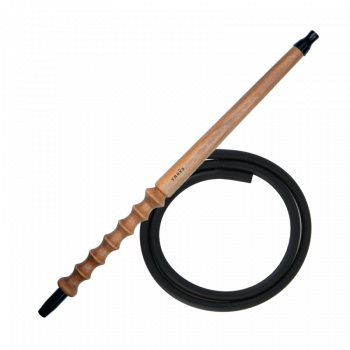 Мундштук для кальяна из дерева Karma Hookah Walnut + шланг Soft Touch (Коричневый)