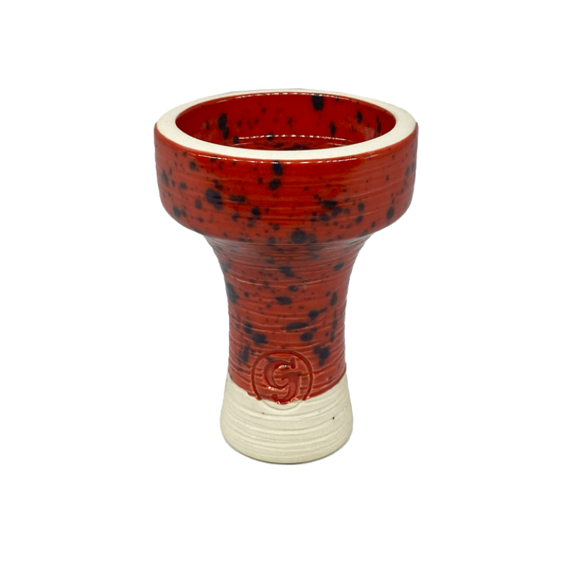 Глиняная чаша GrynBowls Killer Pink (Розовый с узорами)