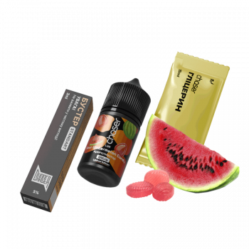Набор для самозамеса Chaser Lux Sour Watermelon Candy (Кислая Арбузная Конфета, 50 мг, 30 мл)