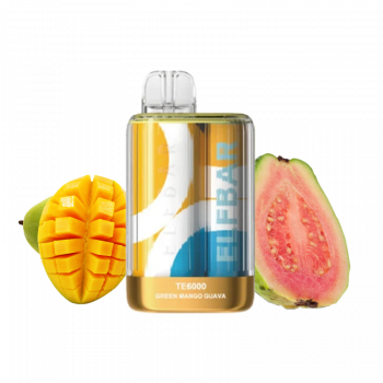 Elf Bar TE6000 Green Mango Guava (Зелёное Манго Гуава) Одноразовый POD