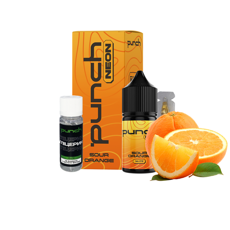 Набор для самозамеса Punch Neon Sour Orange (Кислый Апельсин, 50 мг, 30 мл)
