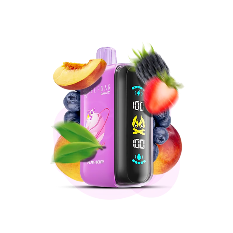 Elf Bar Raya D3 25000 Peach Berry (Персик Ягода) Одноразовый POD