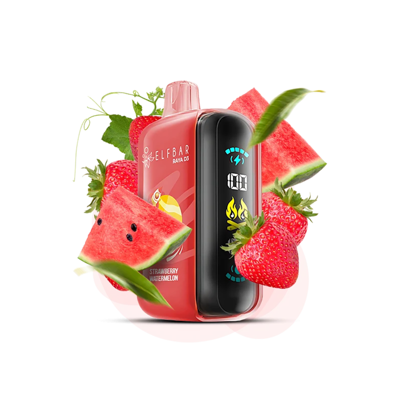 Elf Bar Raya D3 25000 Strawberry Watermelon (Клубника Арбуз) Одноразовый POD