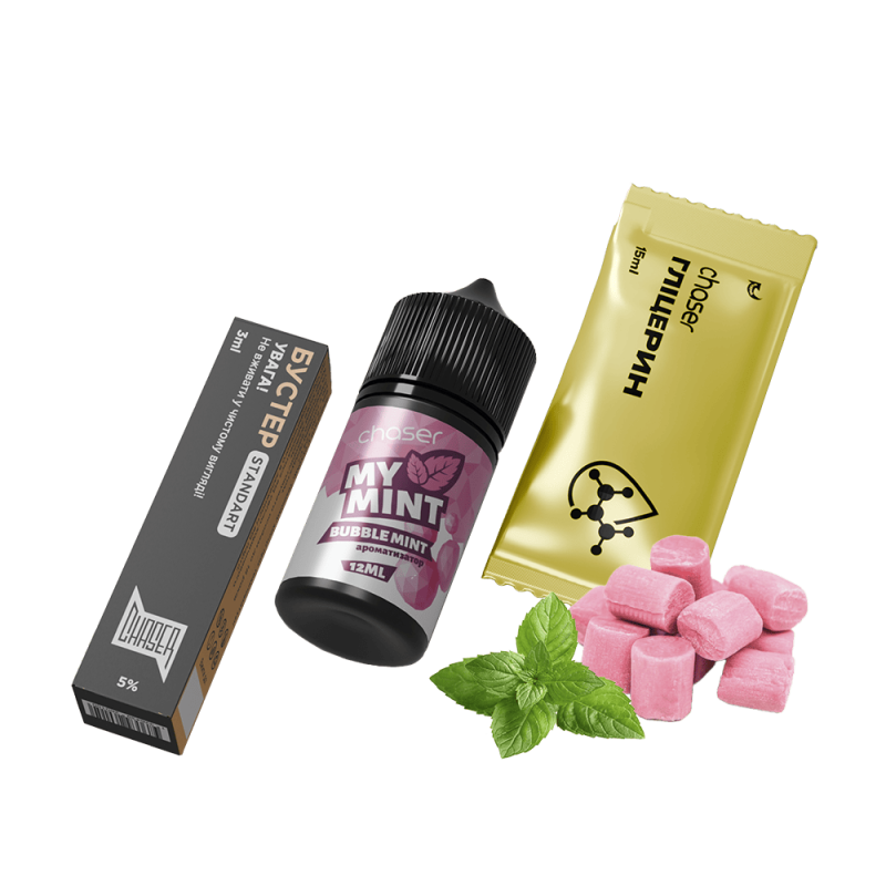 Набор для самозамеса Chaser My Mint Bubble mint (Жвачка Мята, 50 мг, 30 мл)