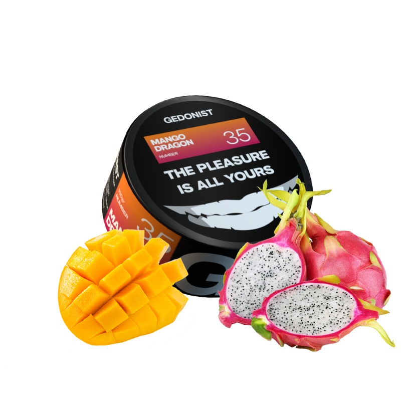 Табак Gedonist №35 Mango Dragon (Манго Питайя, 100 г)